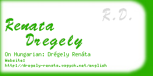 renata dregely business card