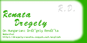 renata dregely business card